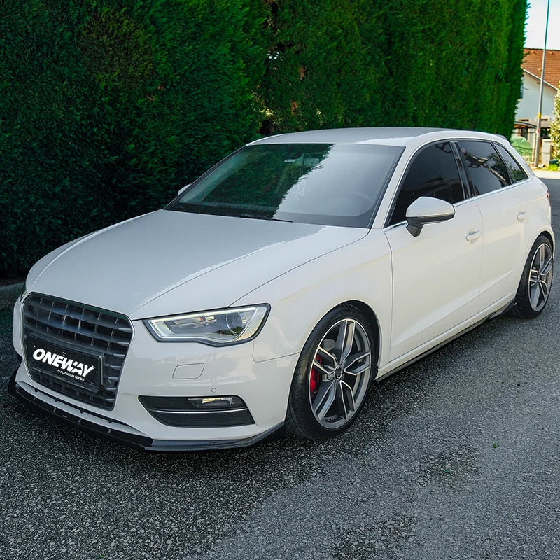 Difusor Frontal Audi A3 (8V) HB 3-doors/Sportback/Limousine/Cabrio 2012-2016 excl. S-Line/S3/RS3 - Gloss black