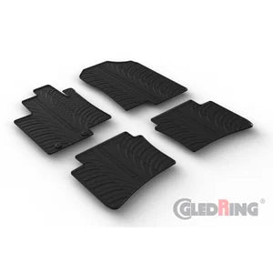Tapetes de Borracha Hyundai Bayon 2021- (T profile 4 Tapetes + Clips de encaixe)
