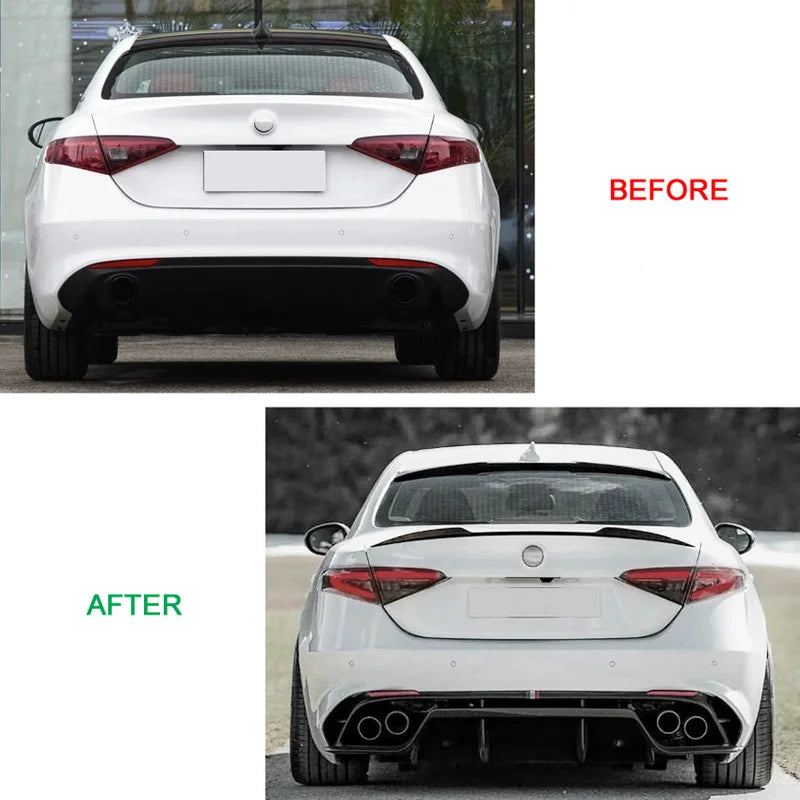 Spoiler Aileron Traseiro para Alfa Romeo Giulia (952) 2015- (ABS Glossy Black)