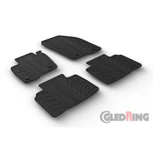 Tapetes de Borracha Ford Edge 2016- (T profile 4 Tapetes + Clips de encaixe)