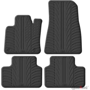 Tapetes de Borracha Volvo C40 Recharge 2021- (T profile 4 Tapetes + Clips de encaixe)