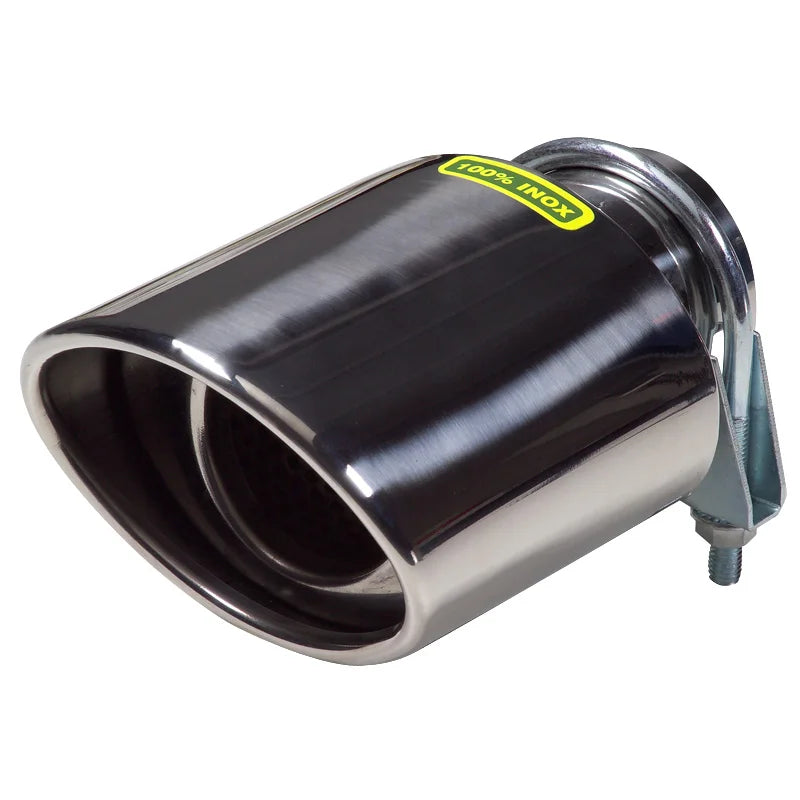 Ponteira de Escape AutoStyle em Inox Oval 117x85mm comprimento 178mm