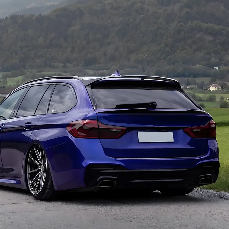 Aileron Spoiler Cap para BMW 5-Series G31 Touring 2017-2024 (ABS Glossy Black)