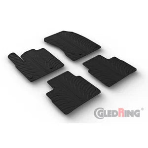 Tapetes de Borracha Nissan X-Trail MHEV 2021- excl. Hybrid (T profile 4 Tapetes + Clips de encaixe)