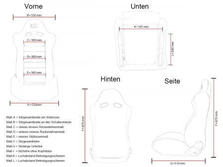 Conjunto 2 Backets Edition 4 Cinza