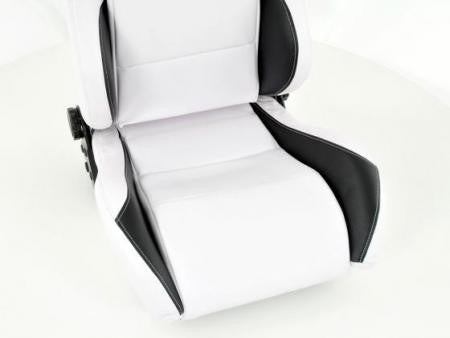 Conjunto 2 Backets Houston Napa Branco / Preto costura branco