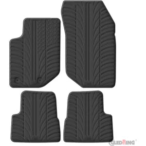 Tapetes de Borracha Jeep Avenger (J2) (petrol) 2023- (T profile 4 Tapetes + Clips de encaixe)