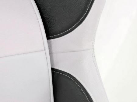 Conjunto 2 Backets Houston Napa Branco / Preto costura branco