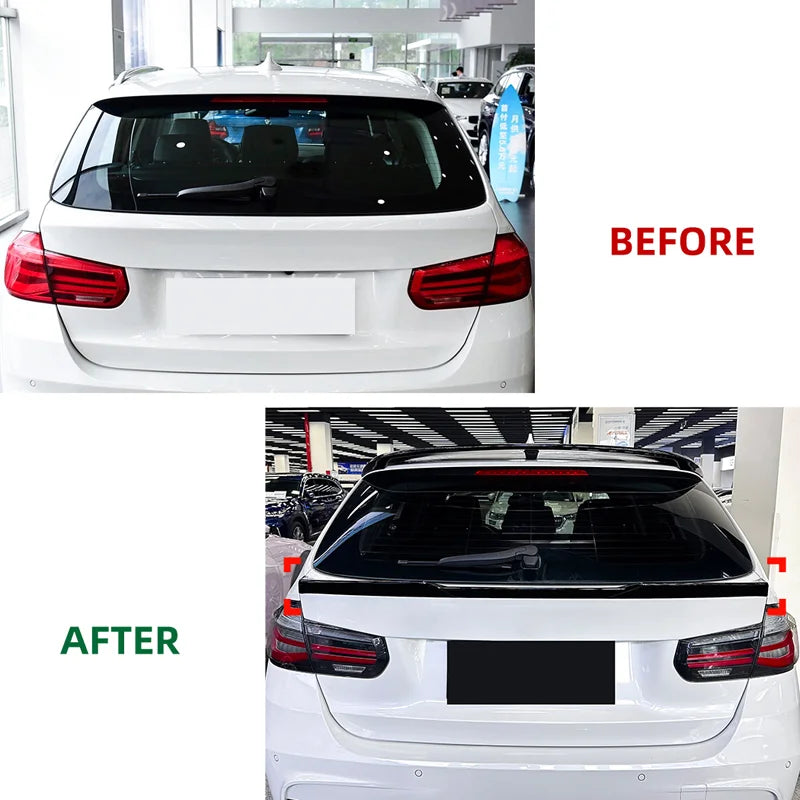 Spoiler Aileron Traseiro BMW Serie 3 F31 Touring 2012-2019 Mid (ABS Glossy Black)