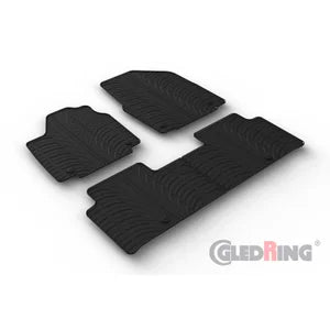 Tapetes de Borracha Kia EV6 2021- (T profile 4 Tapetes + Clips de encaixe)