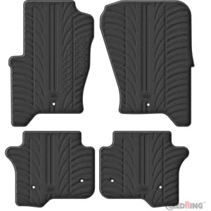 Tapetes de Borracha Landrover Discovery 4 2009-2017 (T profile 4 Tapetes + Clips de encaixe)