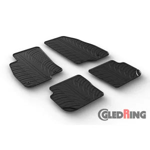 Tapetes de Borracha Fiat Punto 2014- (T profile 4 Tapetes + Clips de encaixe)