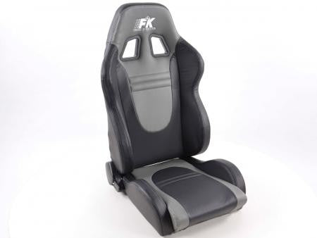 Conjunto 2 Backets Racecar Napa Preto / Cinza