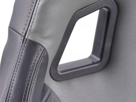 Conjunto 2 Backets Racecar Napa Preto / Cinza