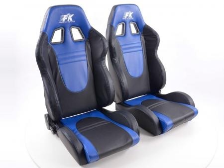 Conjunto 2 Backets Racecar Napa Preto / Azul