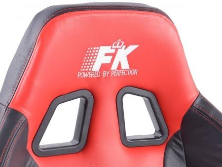 Conjunto 2 Backets Racecar Napa Preto / Vermelho