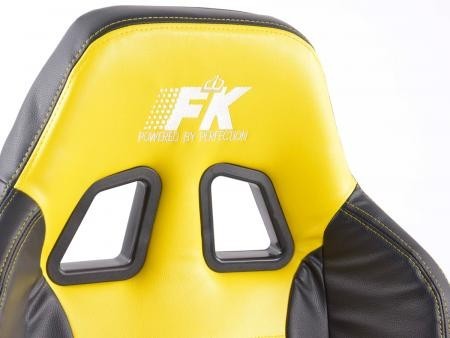 Conjunto 2 Backets Racecar Napa Preto / Amarelo