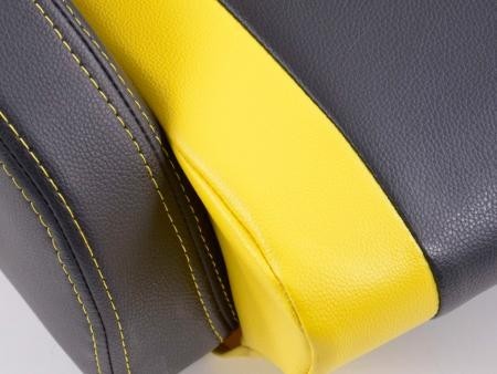 Conjunto 2 Backets Racecar Napa Preto / Amarelo