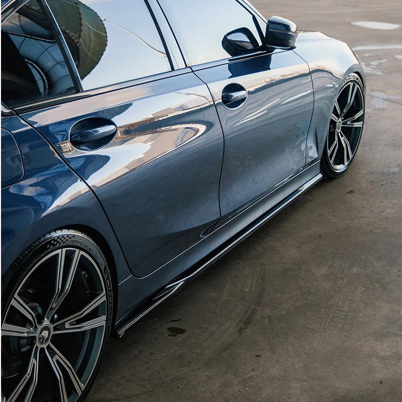 Saias Laterais BMW Serie 3 G20 G21 Sedan/Touring Sport Line 2018-2022- Gloss black