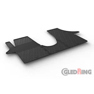 Tapetes de Borracha Volkswagen Transporter T5 2003-2015 & T6 2015-2020 (TK profile 3-pieces)