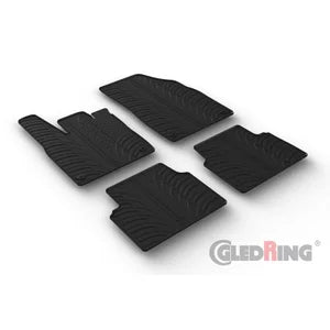 Tapetes de Borracha Volkswagen ID.3 2020- & Cupra Born 2021- & Skoda Elroq 2024- (T profile 4 Tapetes + Clips de encaixe)