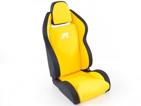 Conjunto 2 Backets Race 5 Amarelo / Preto