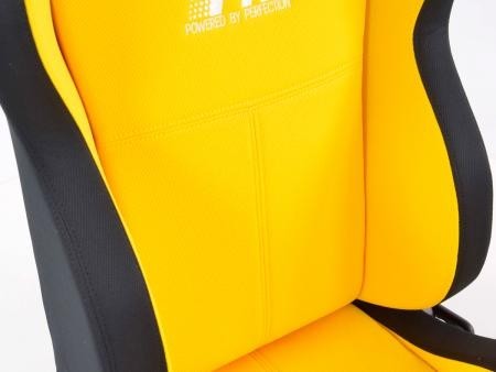 Conjunto 2 Backets Race 5 Amarelo / Preto