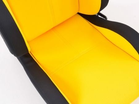 Conjunto 2 Backets Race 5 Amarelo / Preto