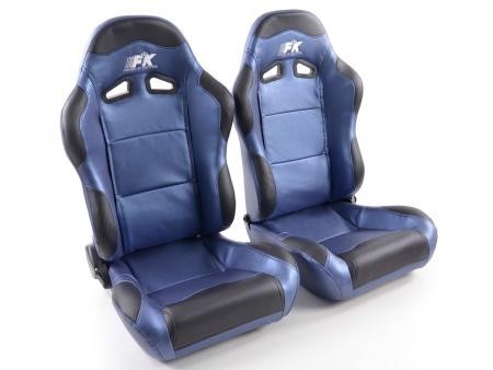 Conjunto 2 Backets Spacelok Carbon Azul