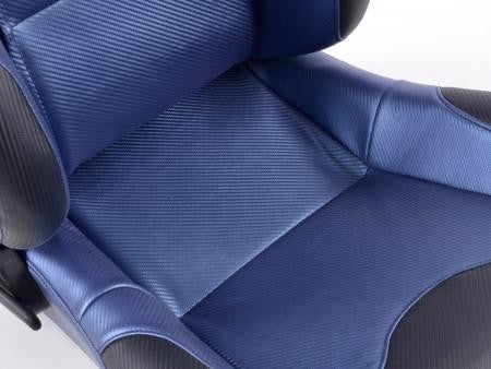 Conjunto 2 Backets Spacelok Carbon Azul