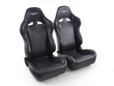 Set of 2 SCE-Sportive 2 Black Napa Backpacks