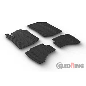 Tapetes de Borracha Toyota Aygo 2014-2022 (T profile 4 Tapetes + Clips de encaixe)