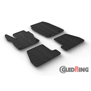 Tapetes de Borracha Ford Focus 3/5 portas + ST 2015-2018 (T profile 4 Tapetes + Clips de encaixe)