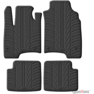Tapetes de Borracha Fiat Panda 2014- (T profile 4 Tapetes + Clips de encaixe)