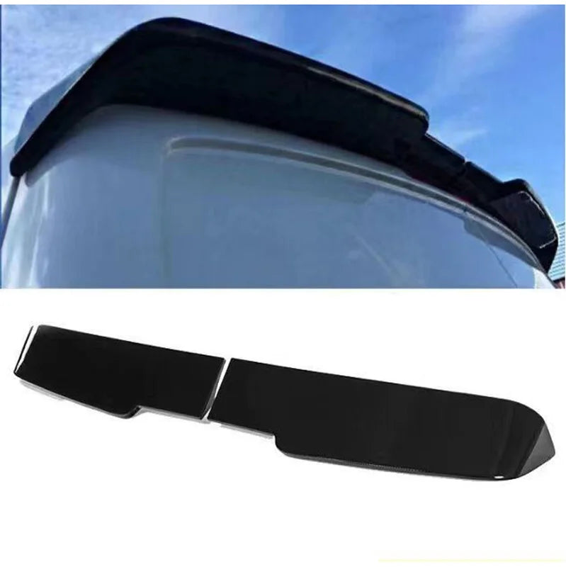 Spoiler Aileron para Volkswagen Transporter T5 2003-2010 / T5.1 2010-2015 / T6 2015-2020 / T6.1 2020- (com 2 portas) (ABS Glossy Black)