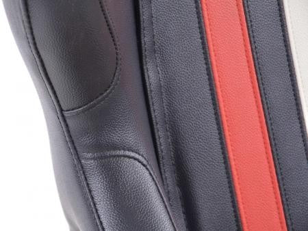 Set of 2 Portland Napa Backpacks Black / White / Red