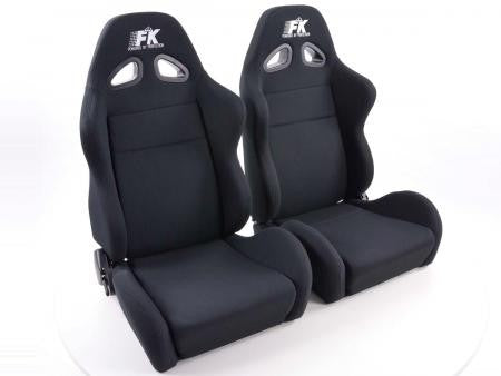 Conjunto 2 Backets Sport Preto com aquecimento e massagens