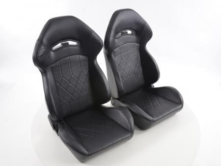 Conjunto 2 Backets Sport Napa Preto com Aquecimento