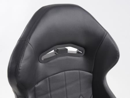 Conjunto 2 Backets Sport Napa Preto com Aquecimento e Massagens