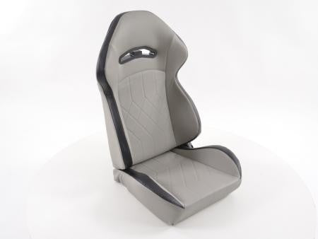 Conjunto 2 Backets Halbschalensitz Napa Cinza com Costura Preta