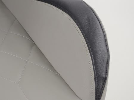 Conjunto 2 Backets Halbschalensitz Napa Cinza com Costura Preta