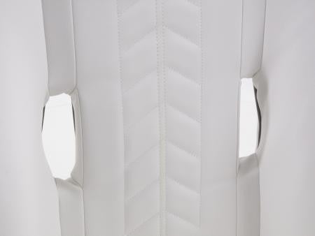 Set of 2 Halbschalensitz Napa Backpacks White with Black Stitching