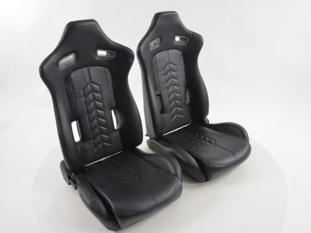 Conjunto 2 Backets Sport Napa Preto com Aquecimento
