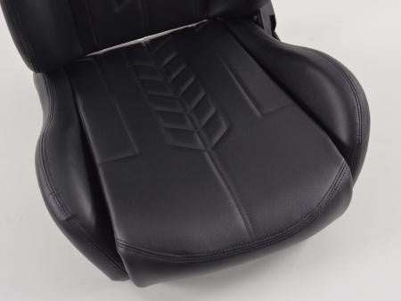Conjunto 2 Backets Sport Napa Preto com Aquecimento