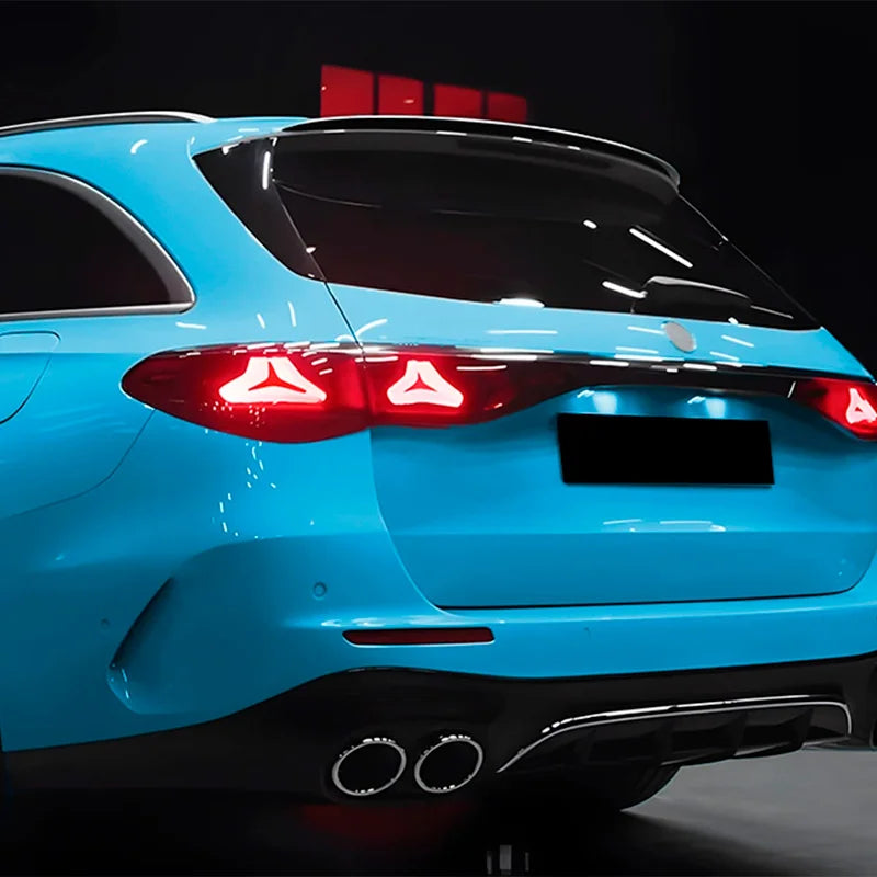 Aileron Spoiler Cap para Mercedes E-Class W214 Kombi 2024- (ABS Glossy Black)