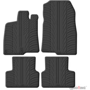 Tapetes de Borracha Peugeot 3008 III Hybrid & Plug-in-Hybrid 2024- (T profile 4 Tapetes + Clips de encaixe)