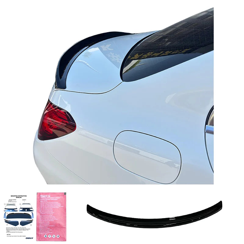 Spoiler Mala Mercedes C-Class (W205) Sedan 2014-2021 incl. AMG - Gloss black