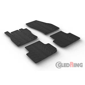 Tapetes de Borracha Volkswagen Tiguan II 2016-2024 (T profile 4 Tapetes + Clips de encaixe)