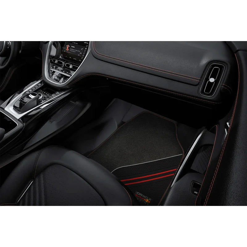 Red Bull Oracle Conjunto de 4 tapetes auto universais - Preto/Vermelho