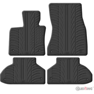 Tapetes de Borracha BMW X6 (F16) 2014-2019 (T profile 4 Tapetes + Clips de encaixe)
